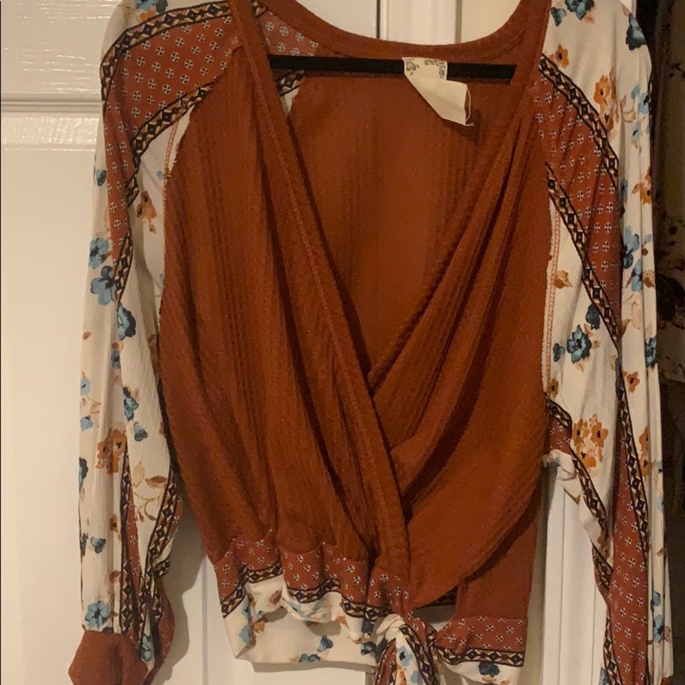 Surplice Blue Pepper Top